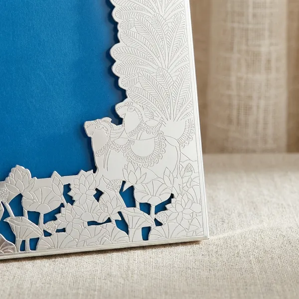 Auriesta_Blue_Photo_Frame_With_Floral_Design_-_Item_Code_A0270