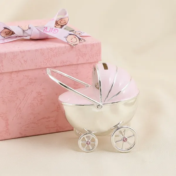 Silver_Baby_Carriage_Money_Bank_-_Pink_Money_Bank_With_Gift_Box