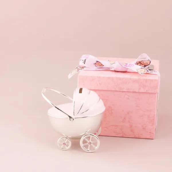 Silver_Baby_Carriage_Money_Bank_-_Pink_Money_Bank_With_Gift_Box