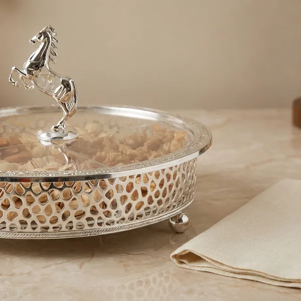 Silver-Plated_Decorative_Horse_Dry_Fruit_Serving_Bowl_With_Lid