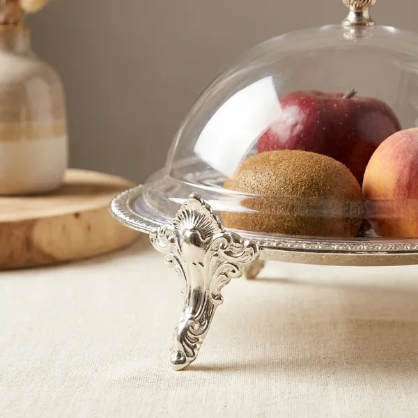 Round_Dish_With_Dome_-_Multipurpose_Use_-_Elegant_Footed_Serving_Platter