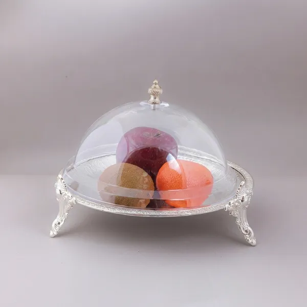 Round_Dish_With_Dome_-_Multipurpose_Use_-_Elegant_Footed_Serving_Platter