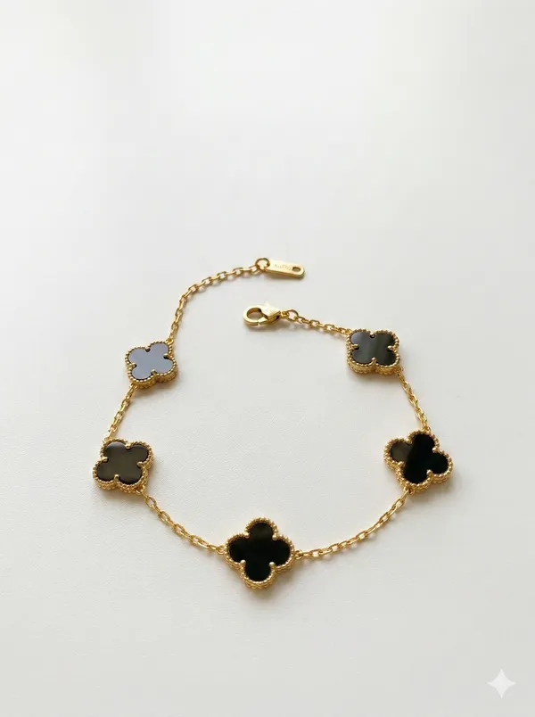 Midnight_Fortune_Lucky_Four_Leaf_Clover_18K_Gold_Tone_Titanium_Steel_Anti_Tarnish_Bracelet_For_Women
