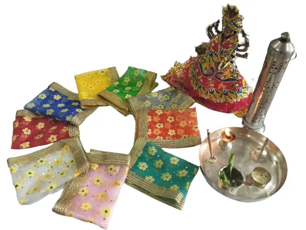 Multicolor_Traders_Mata_Chunar_Navratri_Special_For_Durga_Mata_Puja_And_Decoration_9_Colors_For_9_Days_Devi_Maa_Ki_Chunri