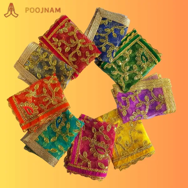 Multicolor_Traders_Mata_Chunar_Navratri_Special_For_Durga_Mata_Puja_And_Decoration_9_Colors_For_9_Days_And_Sizes_Devi_Maa_Ki_Chunri