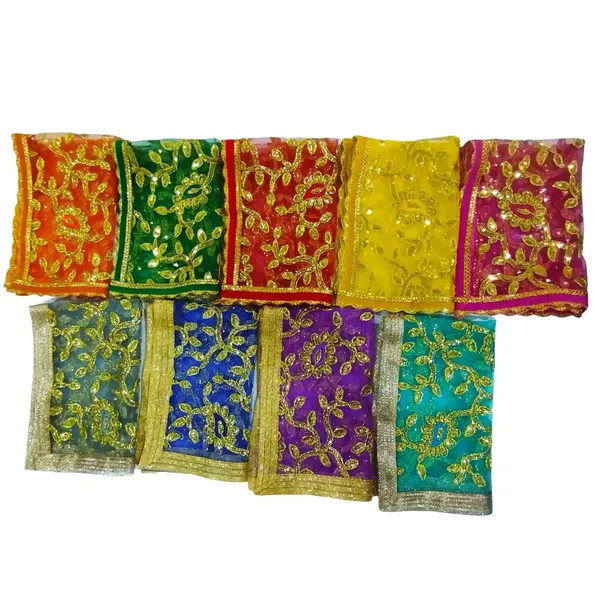 Multicolor_Traders_Mata_Chunar_Navratri_Special_For_Durga_Mata_Puja_And_Decoration_9_Colors_For_9_Days_And_Sizes_Devi_Maa_Ki_Chunri