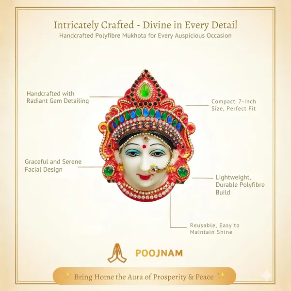 Red_Traders_Polyfibre_Goddess_Mata_Maha_Lakshmi_Laxmi_Mukhota_Red_Color_Devi_Ma_Face_Santoshi_Maa_Mukhota_Laxmi_Face_For_Margashirsha_Puja_Varalakshmi_Vrath_Puja_And_Decor_4.5_Inch