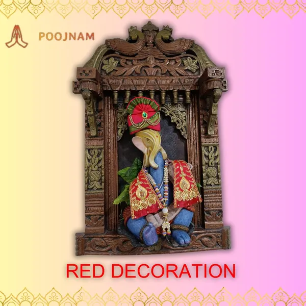 Red_Ganpati_Decoration_Set_Red_Satin_Traditional_Ganpati_Pheta_Ehtnic_Dupatta_And_Divine_Kanthi_Fits_Ganpati_Idols_1Ft_To_2Ft_Includes_Aasan_Mala_And_Ganpati_Atharvashish_Book