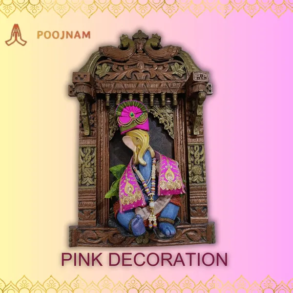 Pink_Ganpati_Decoration_Set_Satin_Traditional_Pheta_Ehtnic_Dupatta_And_Divine_Kanthi_Fits_Ganesha_Idols_1Ft_To_2Ft_Includes_Aasan_Mala_And_Ganesh_Atharvashish_Book