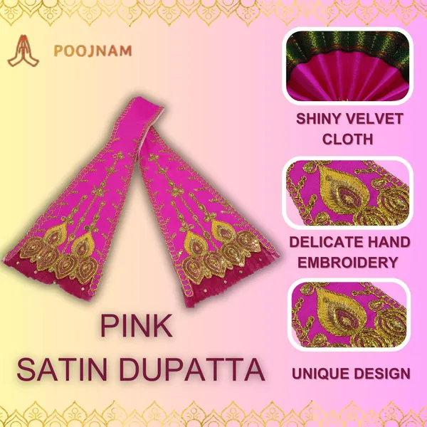 Pink_Premium_Ganpati_Decoration_Set_Luxurious_Satin_Pheta_Elegant_Matching_Dupatta_With_Divine_Kanthi_Includes_Complimentary_Aasan_Fits_Ganesha_Idols_1.5Ft_To_3Ft