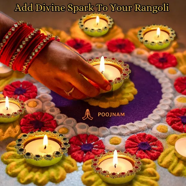 Multicolor_6_Piece_Pearl_Studded_Metal_Diya_Set_Includes_12_Free_Tea_Lights_Elegant_Diwali_Home_Decor_Rangoli_Decoration_Perfect_For_Corporate_Personal_Gifting