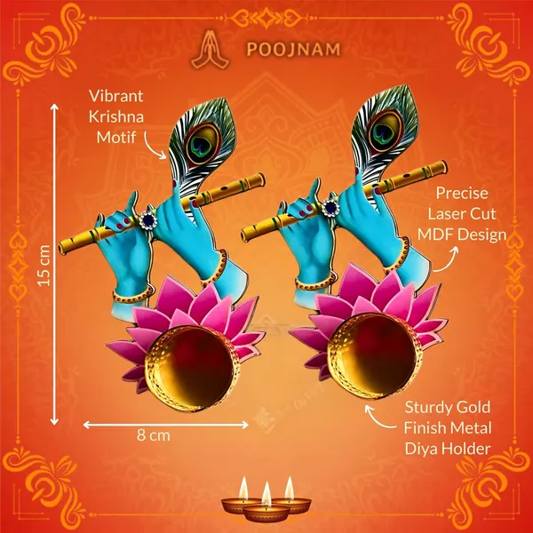 Multicolor_Premium_Radha_Krishna_Diya_Set_Of_2_Shubh_Labh_Latkan_Combo_For_Main_Door_Diwali_Decoration_Handcrafted_Vibrant_Mdf_Tea_Light_Holder_Traditional_Diwali_Puja_Gifting