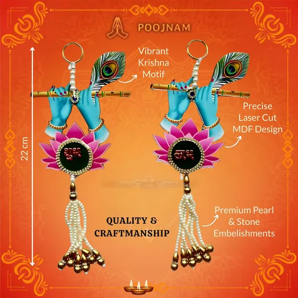 Multicolor_Premium_Radha_Krishna_Diya_Set_Of_2_Shubh_Labh_Latkan_Combo_For_Main_Door_Diwali_Decoration_Handcrafted_Vibrant_Mdf_Tea_Light_Holder_Traditional_Diwali_Puja_Gifting