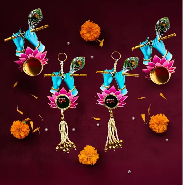 Multicolor_Premium_Radha_Krishna_Diya_Set_Of_2_Shubh_Labh_Latkan_Combo_For_Main_Door_Diwali_Decoration_Handcrafted_Vibrant_Mdf_Tea_Light_Holder_Traditional_Diwali_Puja_Gifting