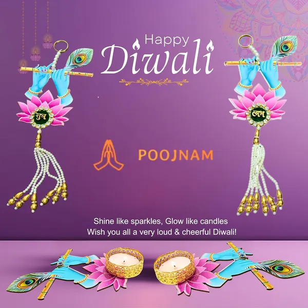 Multicolor_Premium_Radha_Krishna_Diya_Set_Of_2_Shubh_Labh_Latkan_Combo_For_Main_Door_Diwali_Decoration_Handcrafted_Vibrant_Mdf_Tea_Light_Holder_Traditional_Diwali_Puja_Gifting