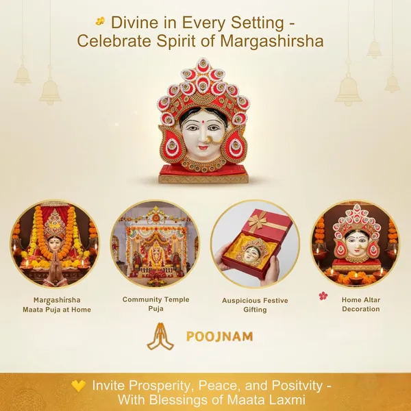 Red_Divine_Laxmi_Maata_Mukhota_For_Margashirsha_Puja_Handcrafted_Yellow_Base_Face_With_Pearl_Work_Perfect_For_Temple_Decor_Puja_Auspicious_Gifting