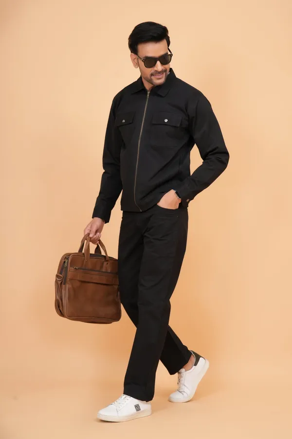Brown_And_Black_Cotton_Premium_Co_Ord_Set_For_Men_Pack_Of_2