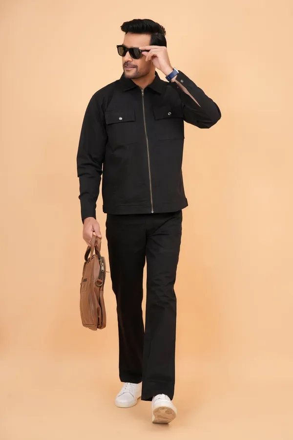 Brown_And_Black_Cotton_Premium_Co_Ord_Set_For_Men_Pack_Of_2