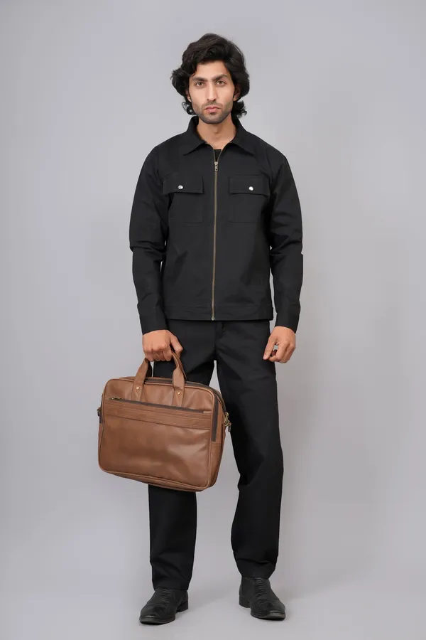 Brown_And_Black_Cotton_Premium_Co_Ord_Set_For_Men_Pack_Of_2