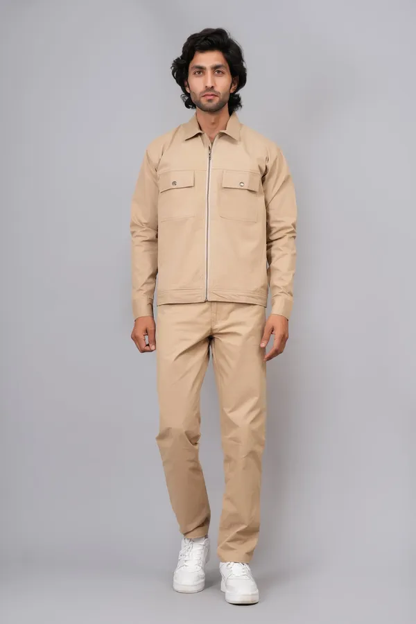 Brown_Cotton_Premium_Co_Ord_Set_For_Men