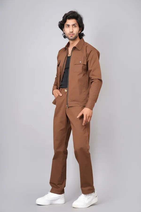 Brown_Cotton_Premium_Co_Ord_Set_For_Men