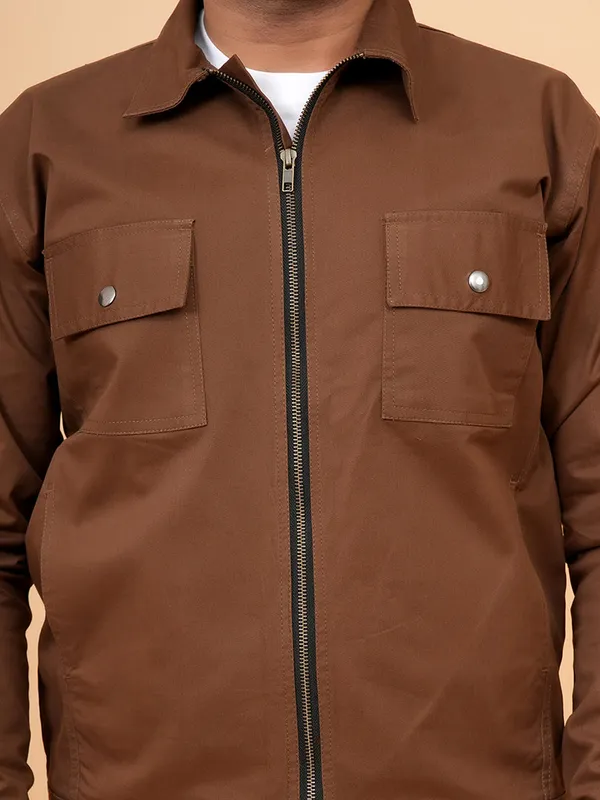Brown_Cotton_Premium_Co_Ord_Set_For_Men