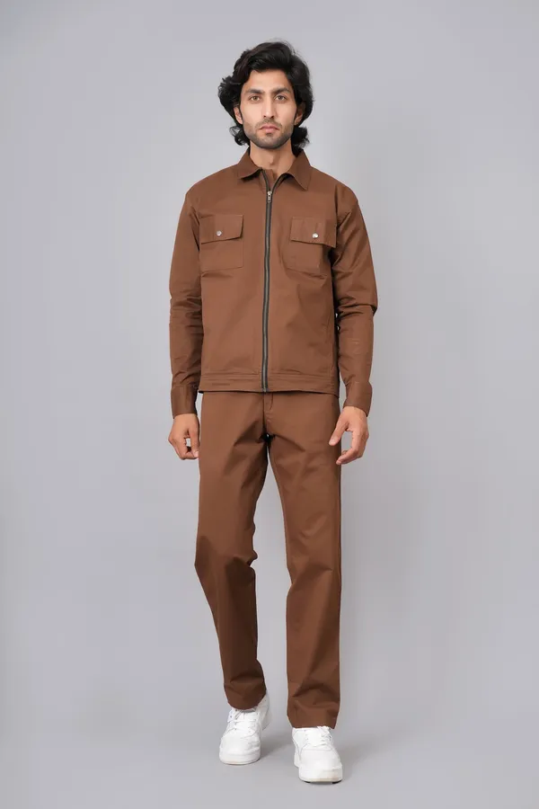 Brown_Cotton_Premium_Co_Ord_Set_For_Men