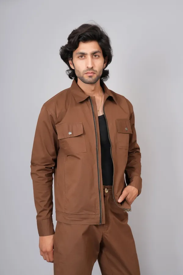Brown_Cotton_Premium_Co_Ord_Set_For_Men