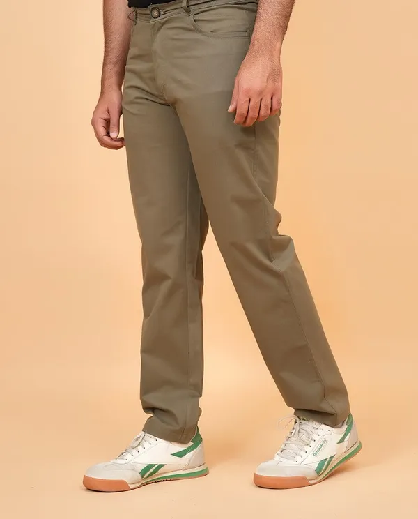 Olive_Green_Cotton_Premium_Trousers_For_Men