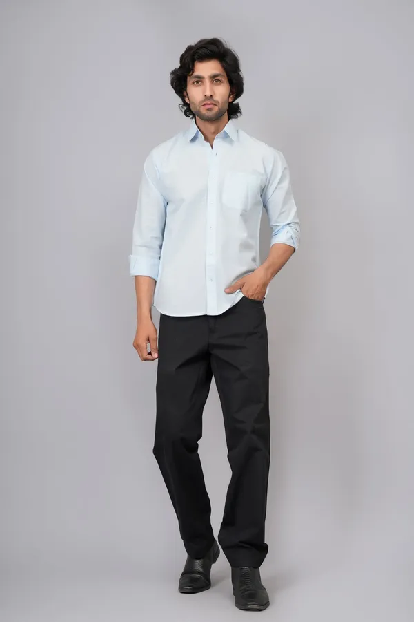 Green_And_Sky_Blue_Cotton_Premium_Shirt_For_Men_Pack_Of_2