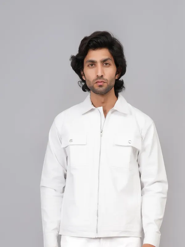 White_Cotton_Premium_Shacket_For_Men