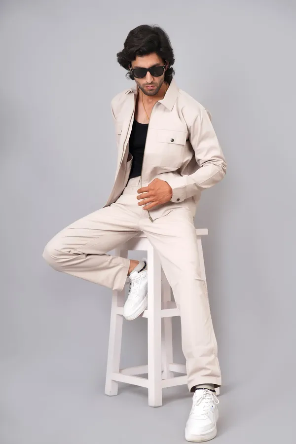 Beige_Cotton_Premium_Co_Ord_Set_For_Men