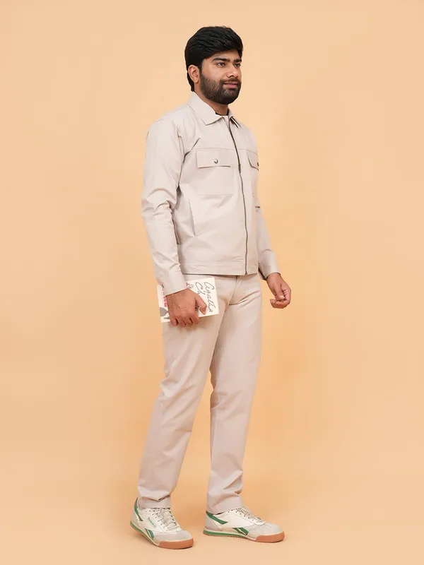 Beige_Cotton_Premium_Co_Ord_Set_For_Men