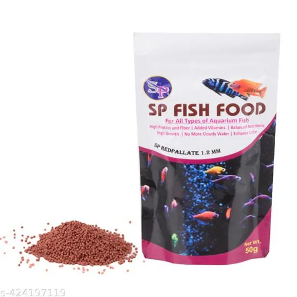 Sp_Red_Pallate_1.2_Mm_Fish_Food_For_All_Fishes_50Gm
