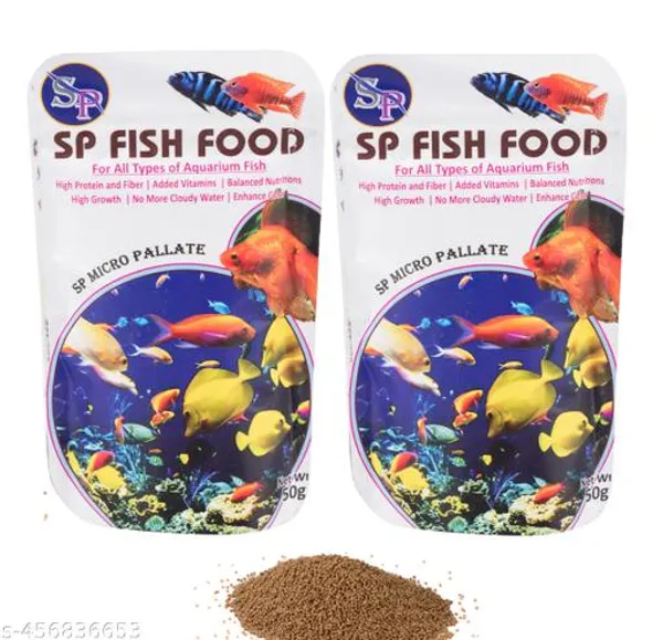 Sp_Micro_Pallate_Fish_Food_For_Small_Mouth_Fishes_50Gm_Pouch_Pack_Of_4