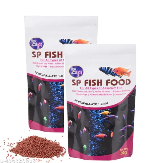 Sp_Red_Pallate_Fish_Food_For_All_Fishes_50Gm_Pouch_Pack_Of_2
