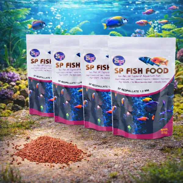 Sp_Red_Pallate_1.2_Mm_Fish_Food_For_All_Fishes_50Gm