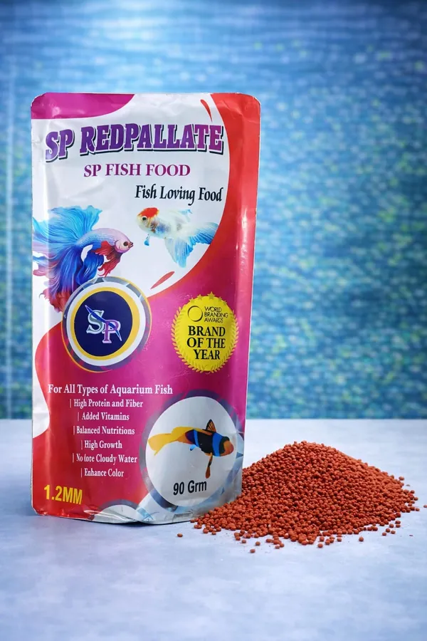 Sp_Redpallate_Fish_Food_1.2Mm_Floating_Pellets_For_Aquarium_Fish_90G