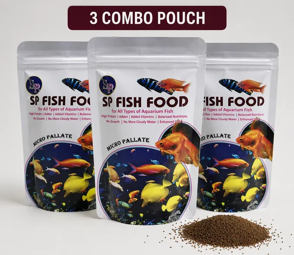 Sp_Micro_Pallate_Fish_Food_For_Small_Mouth_Fishes_100Gm_Pouch_For_All_Types_Of_Aquarium_Fish_High_Protein_And_Fiber_Added_Vitamins_Balanced_Nutritions_High_Growth_No_More_Cloudy_Water_Enhance_Color