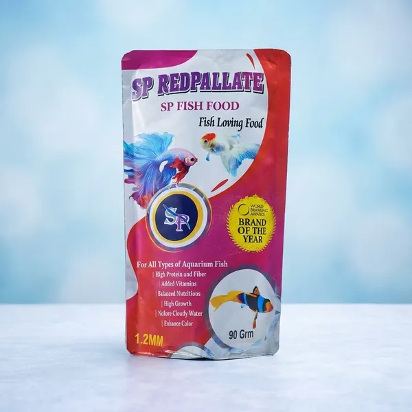 Sp_Redpallate_Fish_Food_1.2Mm_Floating_Pellets_For_Aquarium_Fish_90G