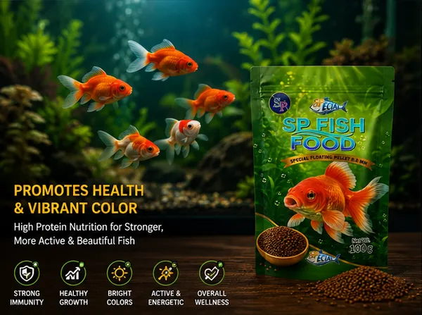 SP_Fish_Food_Floating_Pellet_0.8mm_100g_|_High_Protein_Floating_Fish_Food_|_Premium_Daily_Nutrition_for_Goldfish,_Koi,_Guppy_&_Tropical_Aquarium_Fish_|_Easy_Digestion_&_Color_Enhancement