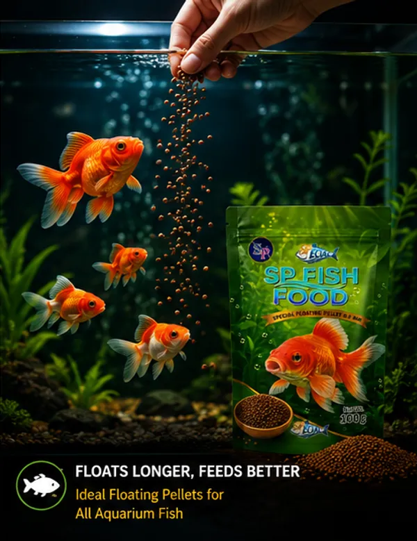 SP_Fish_Food_Floating_Pellet_0.8mm_100g_|_High_Protein_Floating_Fish_Food_|_Premium_Daily_Nutrition_for_Goldfish,_Koi,_Guppy_&_Tropical_Aquarium_Fish_|_Easy_Digestion_&_Color_Enhancement