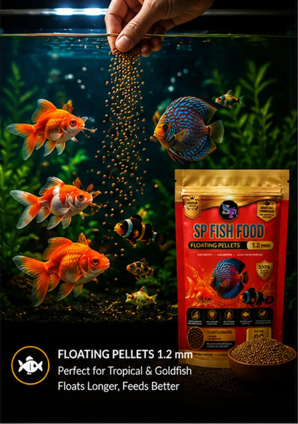 SP_Fish_Food_Floating_Pellets_1.2mm_80g_|_High_Protein_Floating_Fish_Food_|_Premium_Daily_Feed_for_Goldfish,_Koi,_Cichlids_&_Tropical_Aquarium_Fish_|_Clear_Water_Formula