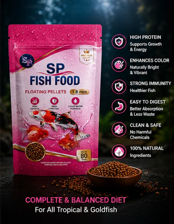 SP_Fish_Food_Floating_Pellets_1.8mm_80g_|_High_Protein_Floating_Fish_Food_|_Premium_Daily_Feed_for_Koi,_Goldfish_&_Large_Tropical_Aquarium_Fish_|_Clear_Water_Formula