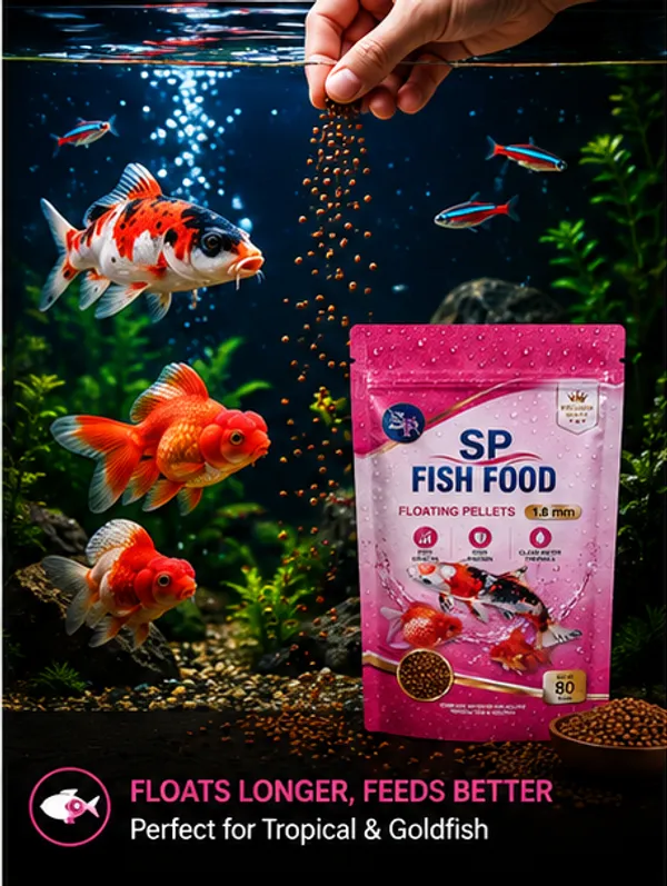 SP_Fish_Food_Floating_Pellets_1.8mm_80g_|_High_Protein_Floating_Fish_Food_|_Premium_Daily_Feed_for_Koi,_Goldfish_&_Large_Tropical_Aquarium_Fish_|_Clear_Water_Formula