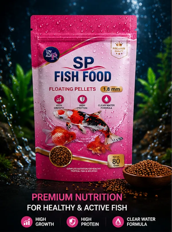 SP_Fish_Food_Floating_Pellets_1.8mm_80g_|_High_Protein_Floating_Fish_Food_|_Premium_Daily_Feed_for_Koi,_Goldfish_&_Large_Tropical_Aquarium_Fish_|_Clear_Water_Formula
