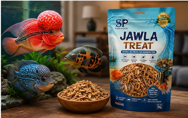 SP_Fish_Food_Jawla_Treat_50g_|_100%_Natural_Dried_Seafood_Mix_|_High_Protein_Treat_for_Aquarium_Fish_|_Rich_in_Protein_&_Calcium_|_Supplementary_Fish_Food