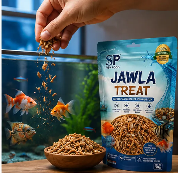 SP_Fish_Food_Jawla_Treat_50g_|_100%_Natural_Dried_Seafood_Mix_|_High_Protein_Treat_for_Aquarium_Fish_|_Rich_in_Protein_&_Calcium_|_Supplementary_Fish_Food