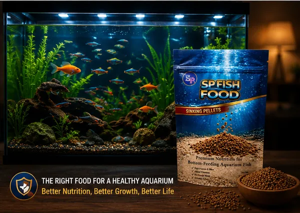 SP_Fish_Food_Sinking_Pellets_100g_|_Premium_High_Protein_Bottom_Feeder_Fish_Food_|_Vitamin_Enriched_Slow_Sinking_Pellets_for_Corydoras,_Loaches,_Plecos_&_Aquarium_Fish_|_No_Cloudy_Water