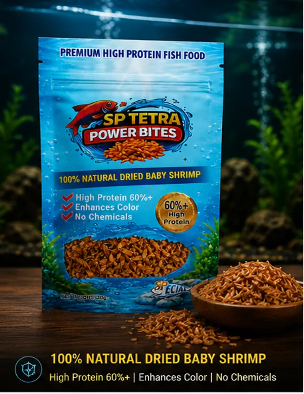 SP_Fish_Food_Tetra_Power_Bites_30g_|_100%_Natural_Dried_Baby_Shrimp_|_High_Protein_Aquarium_Fish_Food_|_Color_Enhancing_Treat_for_Tetras,_Guppies,_Bettas_&_Tropical_Fish